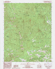California Hot Springs California Historical topographic map, 1:24000 scale, 7.5 X 7.5 Minute, Year 1986
