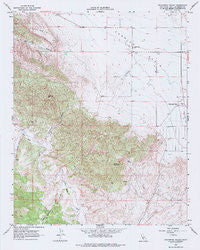 California Valley California Historical topographic map, 1:24000 scale, 7.5 X 7.5 Minute, Year 1966