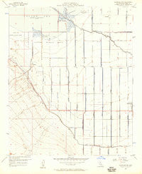 Calipatria SW California Historical topographic map, 1:24000 scale, 7.5 X 7.5 Minute, Year 1956