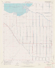 Calipatria SW California Historical topographic map, 1:24000 scale, 7.5 X 7.5 Minute, Year 1956