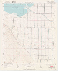 Calipatria SW California Historical topographic map, 1:24000 scale, 7.5 X 7.5 Minute, Year 1956