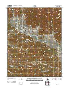 Calistoga California Historical topographic map, 1:24000 scale, 7.5 X 7.5 Minute, Year 2012