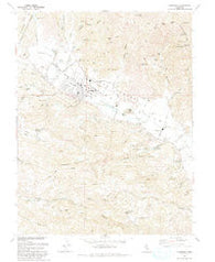 Calistoga California Historical topographic map, 1:24000 scale, 7.5 X 7.5 Minute, Year 1993
