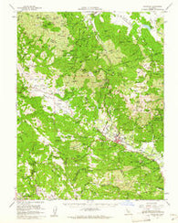 Calistoga California Historical topographic map, 1:62500 scale, 15 X 15 Minute, Year 1959