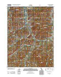 Callahan California Historical topographic map, 1:24000 scale, 7.5 X 7.5 Minute, Year 2012