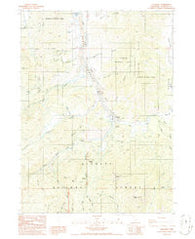 Callahan California Historical topographic map, 1:24000 scale, 7.5 X 7.5 Minute, Year 1986