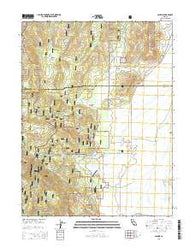 Calpine California Current topographic map, 1:24000 scale, 7.5 X 7.5 Minute, Year 2015