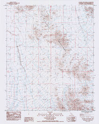 Calumet Mountains California Historical topographic map, 1:24000 scale, 7.5 X 7.5 Minute, Year 1985