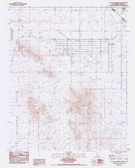 Calvada Springs California Historical topographic map, 1:24000 scale, 7.5 X 7.5 Minute, Year 1984
