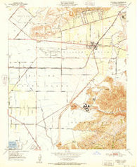 Camarillo California Historical topographic map, 1:24000 scale, 7.5 X 7.5 Minute, Year 1951
