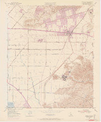 Camarillo California Historical topographic map, 1:24000 scale, 7.5 X 7.5 Minute, Year 1950