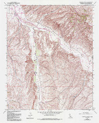 Camatta Canyon California Historical topographic map, 1:24000 scale, 7.5 X 7.5 Minute, Year 1961