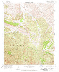 Camatta Ranch California Historical topographic map, 1:24000 scale, 7.5 X 7.5 Minute, Year 1966
