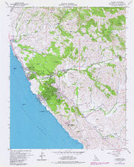 Cambria California Historical topographic map, 1:24000 scale, 7.5 X 7.5 Minute, Year 1959