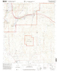 Cameron Corners California Historical topographic map, 1:24000 scale, 7.5 X 7.5 Minute, Year 1997