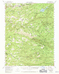 Camino California Historical topographic map, 1:62500 scale, 15 X 15 Minute, Year 1952