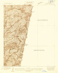 Camp Baldy California Historical topographic map, 1:24000 scale, 7.5 X 7.5 Minute, Year 1934