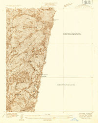 Camp Baldy California Historical topographic map, 1:24000 scale, 7.5 X 7.5 Minute, Year 1934