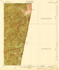 Camp Baldy California Historical topographic map, 1:24000 scale, 7.5 X 7.5 Minute, Year 1940