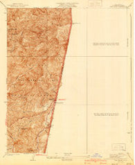 Camp Baldy California Historical topographic map, 1:24000 scale, 7.5 X 7.5 Minute, Year 1940