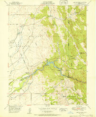 Camp Far West California Historical topographic map, 1:24000 scale, 7.5 X 7.5 Minute, Year 1951