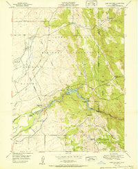Camp Far West California Historical topographic map, 1:24000 scale, 7.5 X 7.5 Minute, Year 1951