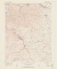 Camp Meeker California Historical topographic map, 1:24000 scale, 7.5 X 7.5 Minute, Year 1954