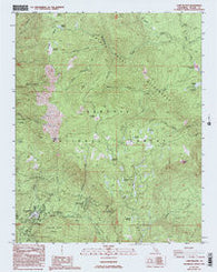 Camp Nelson California Historical topographic map, 1:24000 scale, 7.5 X 7.5 Minute, Year 1987