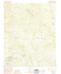Camp Nelson California Historical topographic map, 1:24000 scale, 7.5 X 7.5 Minute, Year 1987