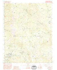 Camp Nelson California Historical topographic map, 1:24000 scale, 7.5 X 7.5 Minute, Year 1987