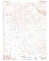 Camp Rock Mine California Historical topographic map, 1:24000 scale, 7.5 X 7.5 Minute, Year 1982