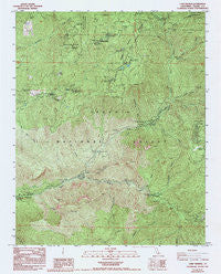 Camp Wishon California Historical topographic map, 1:24000 scale, 7.5 X 7.5 Minute, Year 1987