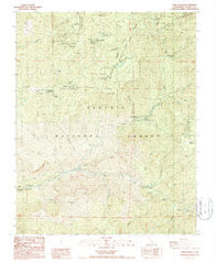 Camp Wishon California Historical topographic map, 1:24000 scale, 7.5 X 7.5 Minute, Year 1987