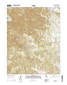 Camp Meeker California Current topographic map, 1:24000 scale, 7.5 X 7.5 Minute, Year 2015