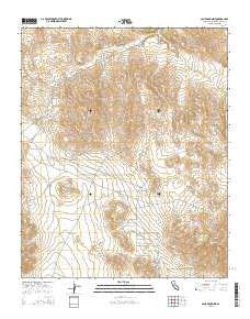 Camp Rock Mine California Current topographic map, 1:24000 scale, 7.5 X 7.5 Minute, Year 2015