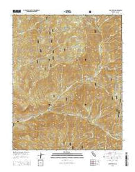 Camp Wishon California Current topographic map, 1:24000 scale, 7.5 X 7.5 Minute, Year 2015