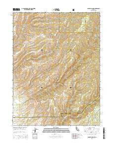 Campbell Mound California Current topographic map, 1:24000 scale, 7.5 X 7.5 Minute, Year 2015