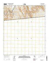 Campo California Current topographic map, 1:24000 scale, 7.5 X 7.5 Minute, Year 2015