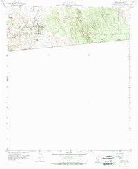 Campo California Historical topographic map, 1:24000 scale, 7.5 X 7.5 Minute, Year 1959