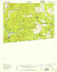 Campo California Historical topographic map, 1:62500 scale, 15 X 15 Minute, Year 1939