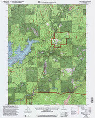 Camptonville California Historical topographic map, 1:24000 scale, 7.5 X 7.5 Minute, Year 2000