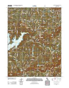 Camptonville California Historical topographic map, 1:24000 scale, 7.5 X 7.5 Minute, Year 2012