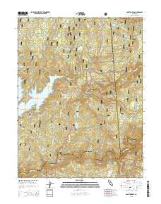 Camptonville California Current topographic map, 1:24000 scale, 7.5 X 7.5 Minute, Year 2015