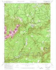 Camptonville California Historical topographic map, 1:24000 scale, 7.5 X 7.5 Minute, Year 1948