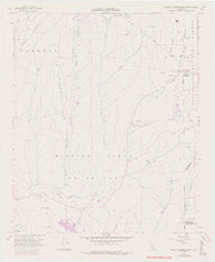 Canada Gobernadora California Historical topographic map, 1:24000 scale, 7.5 X 7.5 Minute, Year 1968