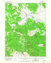Canby California Historical topographic map, 1:62500 scale, 15 X 15 Minute, Year 1961