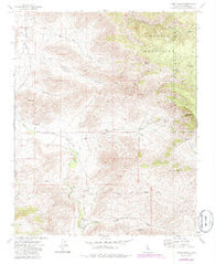 Cane Canyon California Historical topographic map, 1:24000 scale, 7.5 X 7.5 Minute, Year 1972