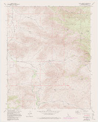 Cane Canyon California Historical topographic map, 1:24000 scale, 7.5 X 7.5 Minute, Year 1972