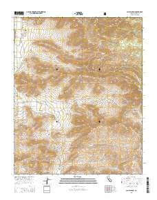 Cane Canyon California Current topographic map, 1:24000 scale, 7.5 X 7.5 Minute, Year 2015