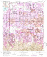 Canoga Park California Historical topographic map, 1:24000 scale, 7.5 X 7.5 Minute, Year 1952